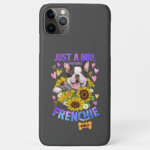 Case-Mate iPhone Case Juste une fille mignonne aime le tournesol françai