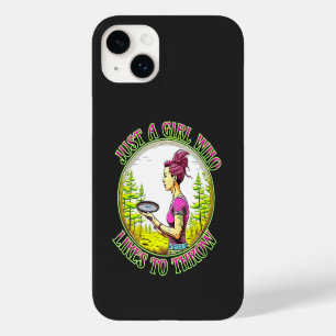 Coque Pour iPhone 14 Plus Juste une fille qui aime lancer   Disk Golf