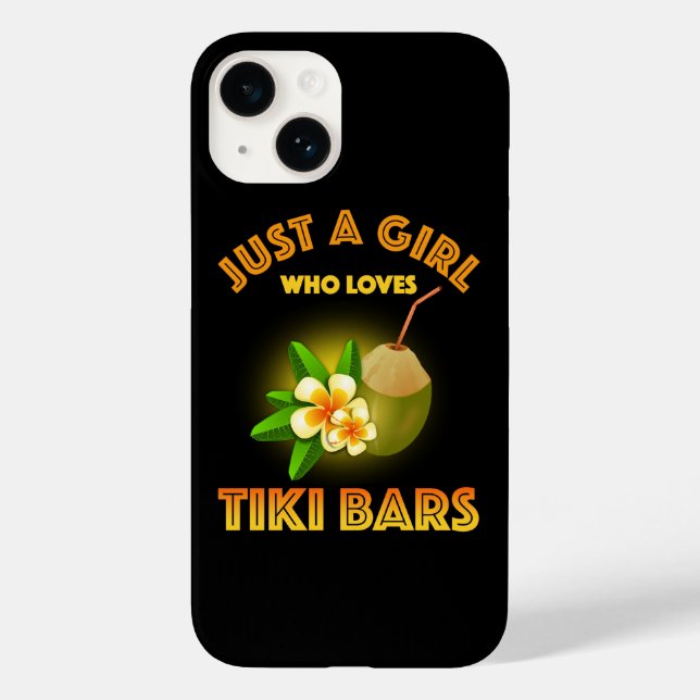 Coques Case-Mate iPhone Juste Une Fille Qui Aime Les Bars Tiki (Verso)