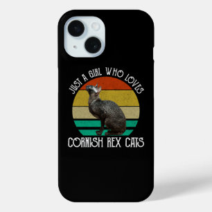 Coque Pour iPhone 15 Juste une fille qui aime les chats Cornish Rex