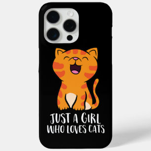 Coque iPhone 15 Pro Max Juste une fille qui aime les chats Pullover