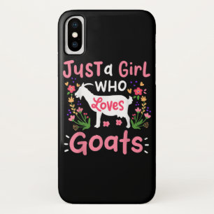 Case-Mate iPhone Case Juste une fille qui aime les chèvres