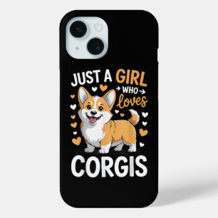 Coque Pour iPhone 15 Juste Une Fille Qui Aime Les Corgis