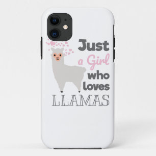 Case-Mate iPhone Case Juste une fille qui aime les lamas