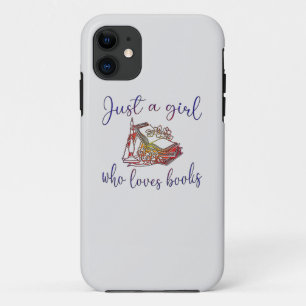 Case-Mate iPhone Case Juste une fille qui aime les livres