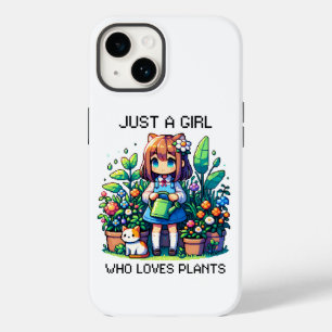 Coque Pour iPhone 14 Juste une fille qui aime les Plantes
