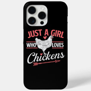 Coque iPhone 15 Pro Max Juste Une Fille Qui Aime Les Poulets - Pou Louveur