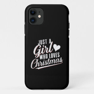 Case-Mate iPhone Case Juste une fille qui aime Noël