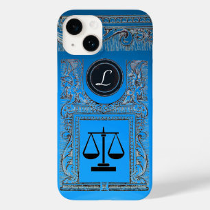 Coques Pour iPhone JUSTICE BUREAU JURIDIQUE, PROCUREUR Monogramme ble