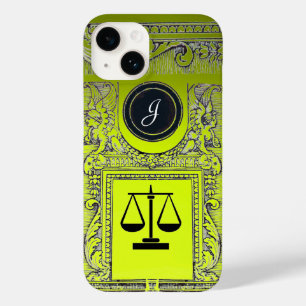 Coque Pour iPhone 14 JUSTICE BUREAU JURIDIQUE, PROCUREUR Monogramme Jau