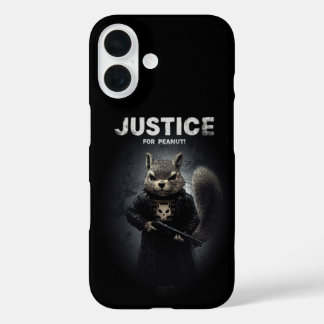 Coque Pour iPhone 16 Justice pour arachide l'écureuil