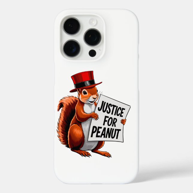 Coques Case-Mate iPhone Justice Pour L'Arachide L'Écureuil - Oreille D'Écu (Verso)