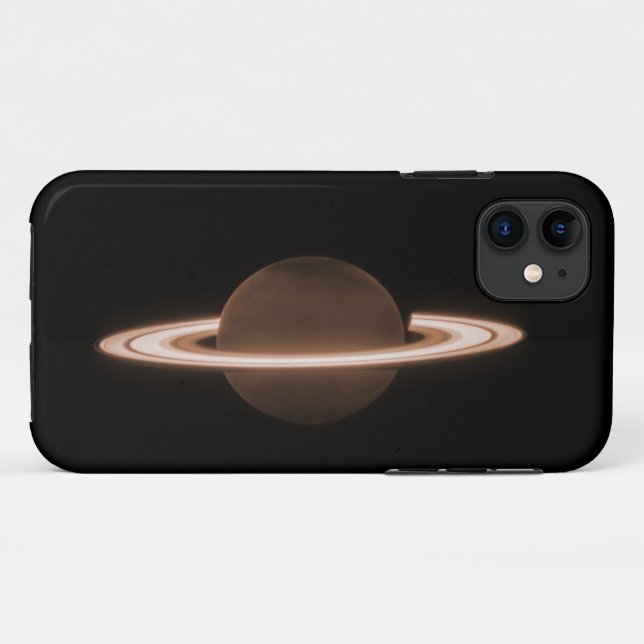 Coques Case-Mate iPhone JWST James Webb télescope spatial Saturn Infraroug (Dos (Horizontal))