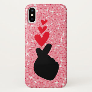 Case-Mate iPhone Case K-Pop Idol Doigt Coeur Love Symbole Téléphone Ca