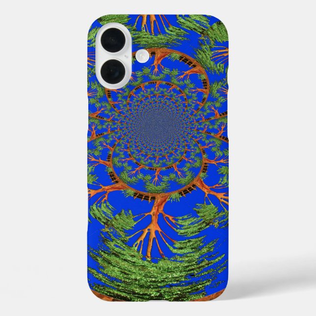 Coques Case-Mate iPhone Kaleidoscope Acacia Arbre Art Imprimer/Graphique (Verso)