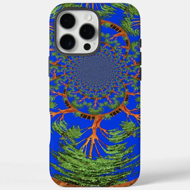 Coques Case-Mate iPhone Kaleidoscope Acacia Arbre Art Imprimer/Graphique (Verso)