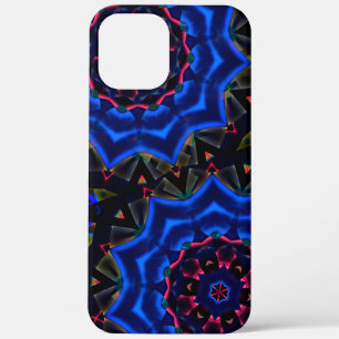 Case-Mate iPhone Case Kaleidoscope avec cercle, dégradé saumon à bleu