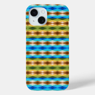 Coque Pour iPhone 15 Kaleidoscope couleur plage Tropical Art Abstrait