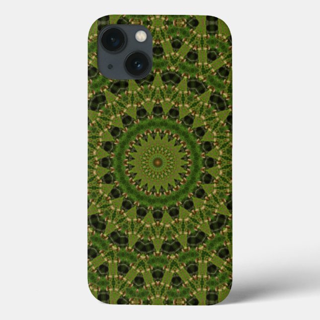 Coques Case-Mate iPhone Kaléidoscope de champignon fascinant (Verso)