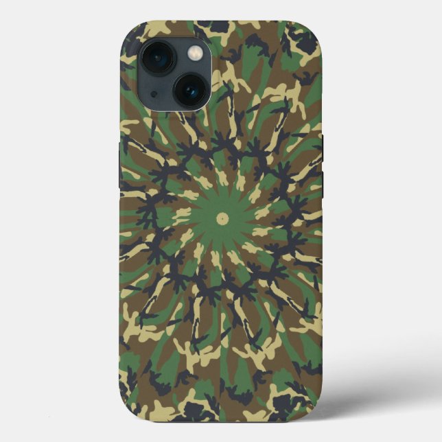 Coques Case-Mate iPhone Kaléidoscope de champignon Woodland (Verso)