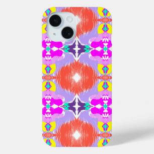 Coque Pour iPhone 15 Kaleidoscope Fleur Solaire