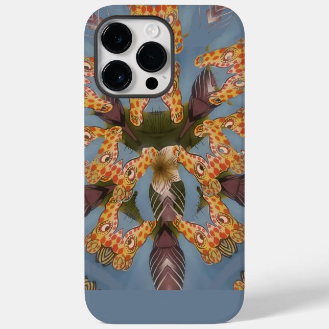 Coques Case-Mate iPhone Kaleidoscope Giraffe Mandala : Safari Art Abstrait (Verso)