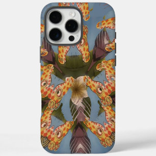 iPhone 16 Pro Max Case Kaleidoscope Giraffe Mandala : Safari Art Abstrait