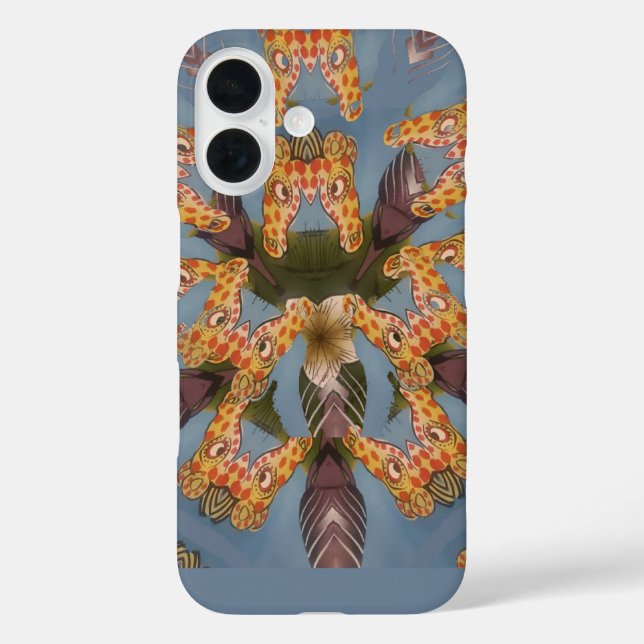 Coques Case-Mate iPhone Kaleidoscope Giraffe Mandala : Safari Art Abstrait (Verso)