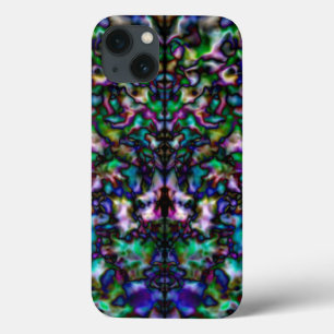 iPhone 13 Coque Kaléidoscope psychédélique coloré