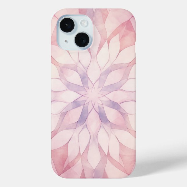 Coques Case-Mate iPhone Kaleidoscope rose (Verso)