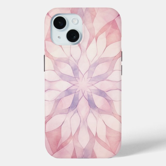 Coques Case-Mate iPhone Kaleidoscope rose (Verso)