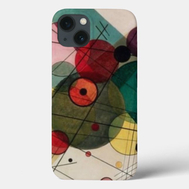 Coques Case-Mate iPhone Kandinsky Abstrait Circles iPad Air Case (Verso)