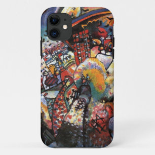Coque iPhone 11 Kandinsky Moscou I Cityscape peinture Abstraite