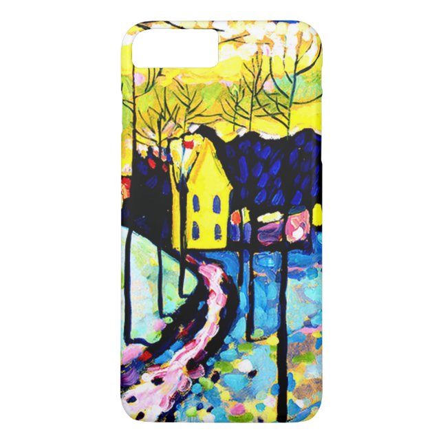 Coques Case-Mate iPhone Kandinsky - Paysage hivernal (Dos)