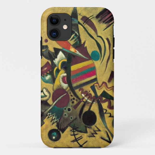 Coques Case-Mate iPhone Kandinsky Points Peinture en toile Abstraite (Dos)
