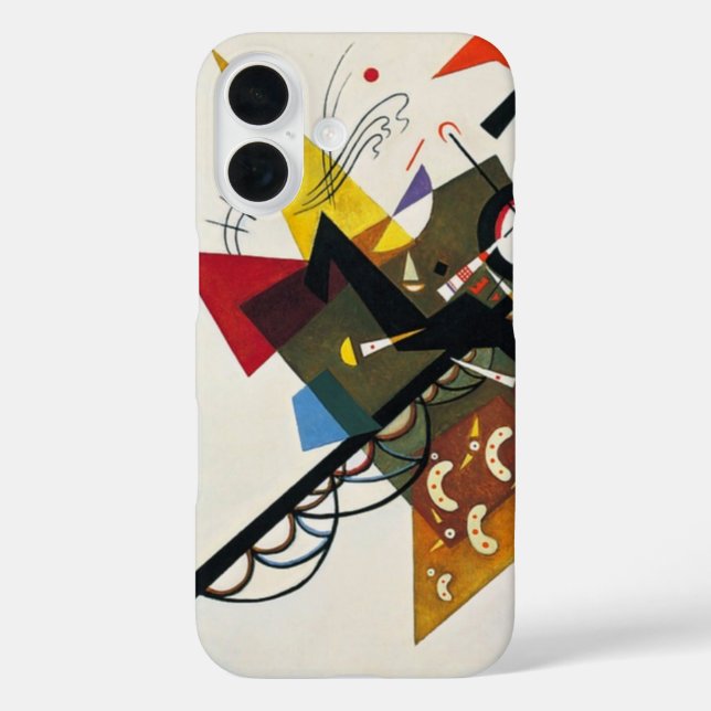 Coques Case-Mate iPhone Kandinsky Sur Blanc Deux Peintures Abstraites (Verso)