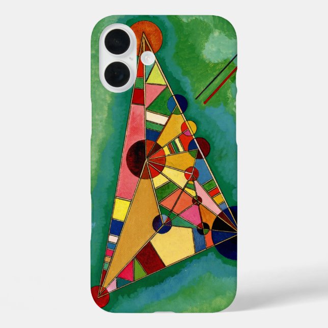 Coques Case-Mate iPhone Kandinsky - Triangle multicolore (Verso)