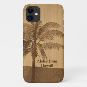 Case-Mate iPhone Case Kapaa Sunset Hawaii Faux Koa Bois Simple Palme