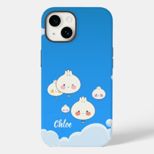 COQUE POUR iPhone 14 KAWAII DUMPLINGS BALLONS D'AIR DANS LE CIEL