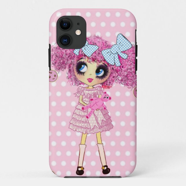 Coques Case-Mate iPhone Kawaii Girl PinkyP mignonne girly (Dos)