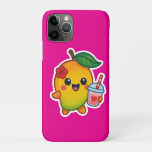 Case-Mate iPhone Case Kawaii Mango - Fruit d'amour avec Smoothi de coeur