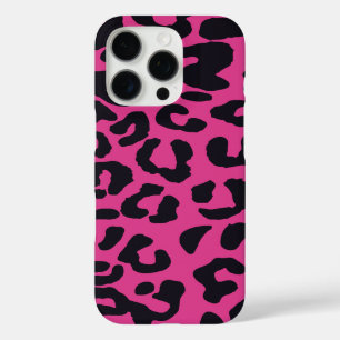Coques iPhone 16 Pro Kawaii Pink Leopard Noël Cadeau