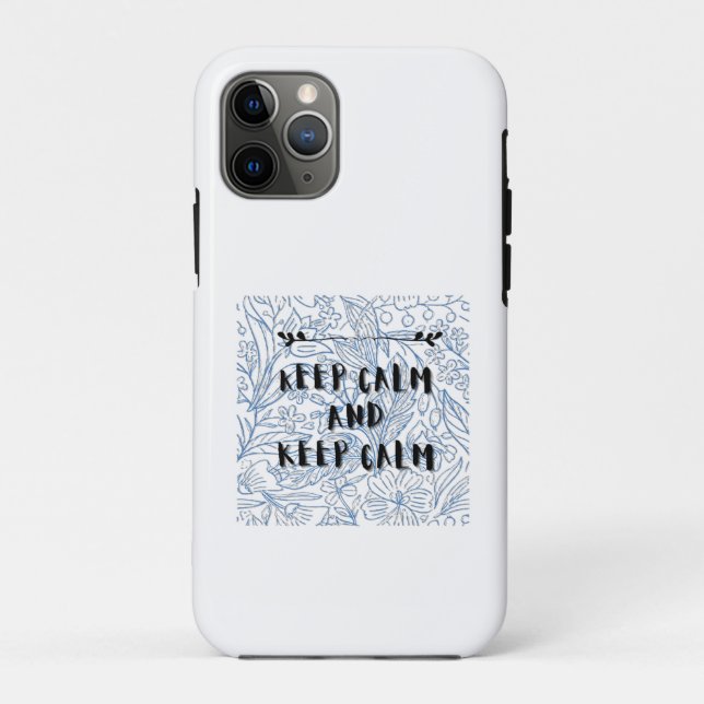 Coques Case-Mate iPhone Keep calm and keep calm (Dos)