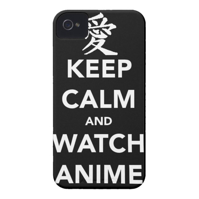 Coques Case-Mate iPhone Keep Calm and Watch Anime (Dos)