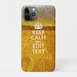 Coque Case-Mate Pour iPhone Keep Calm and Your Text for some Cold Beer