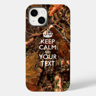 Coque Pour iPhone 14 KEEP CALM personnalisé et votre texte