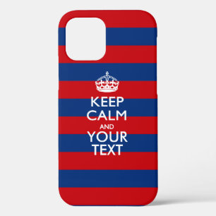 Case-Mate iPhone Case KEEP CALM personnalisé et votre texte sur les band