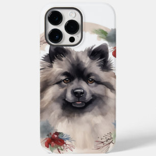 Coque Pour Pour iPhone 14 Pro Max Keeshony Christmas Wreath Festive Pup