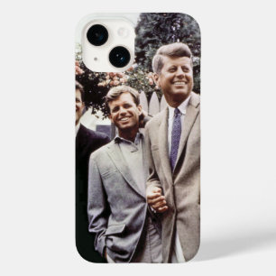 Coque Pour iPhone 14 Kennedy Brothers, président John, Robert & Ted