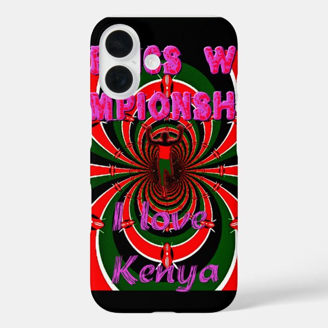 Coques Case-Mate iPhone Kenya Sports sportifs internationaux (Verso)